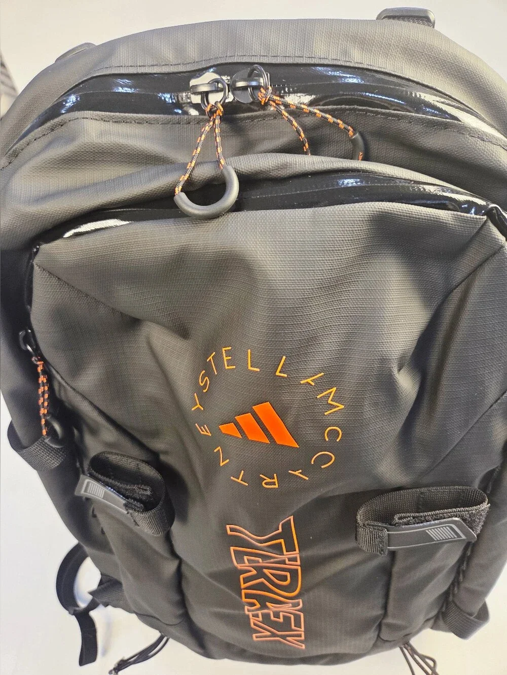 Adidas Terrex Black/Orange Backpack by Stella McCartney